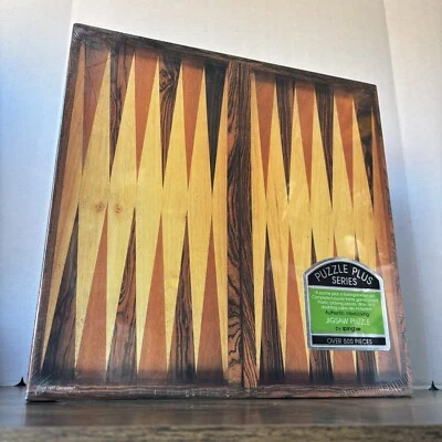 Springbok Puzzle Plus Series JIGSAW-GAMMON 500 pc Puzzle & Backgammon Set NEW! - Image 1 of 4