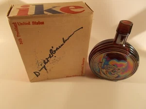 Decanter presidenziale Wheaton 8" Dwight Eisenhower Ike in scatola - Foto 1 di 2