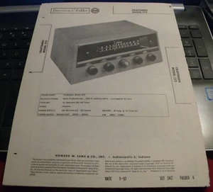 CRAFTSMEN AM-FM TUNER MODEL: CT2 (SAMS PHOTOFACT 342-4) - Picture 1 of 1