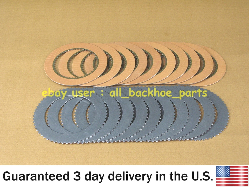 JCB BACKHOE - CLUTCH FRICTION & COUNTER PLATES,10 EACH (332/Y8132 332/Y8133) - Image 1 of 1