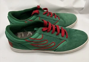 RARE! Dragon Beard Japanese Design Sneakers EUC! Green Suede Men’s Sz 10 - Picture 1 of 10