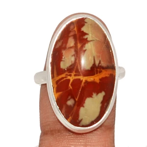 Natural Noreena Jasper - Australia 925 Sterling Silver Ring Jewelry s.9 CR57579 - Picture 1 of 1