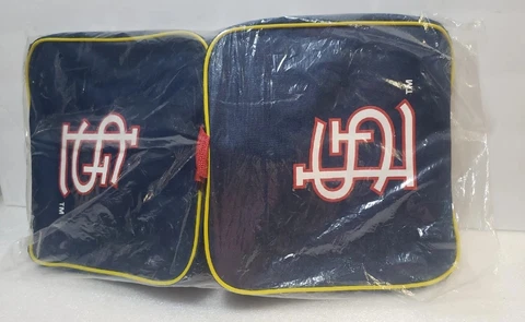 St Louis Cardinals MLB 18" × 10" × 10" Navy Duffle Bag With Strap Opened Package Cover