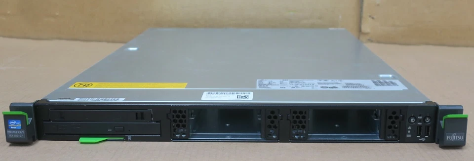 Fujitsu Primergy RX100 S7 Quad-Core E3-1260L 8GB Ram 4x 2.5" Bay 1U Rack Server - Image 1 of 3