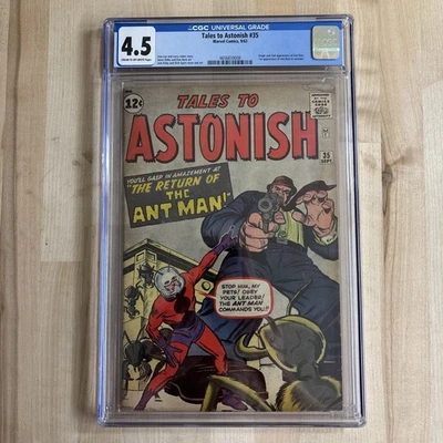 Tales to Astonish #35 CGC 4.5 VG + 1st app. Ant-Man in costume - Image 1 of 3