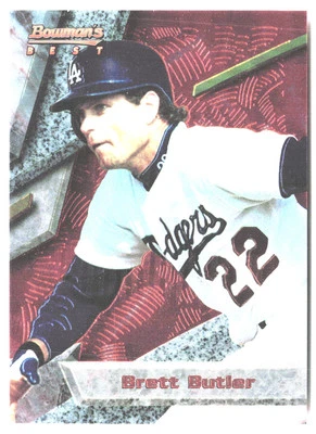 1994 Bowman's Best #48 Brett Butler Los Angeles Dodgers MM - Image 1 of 2