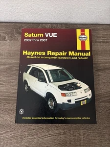 Saturn VUE 2002 Thru 2007 Haynes Repair Manual 87040 Paperback Free Shipping - Picture 1 of 2
