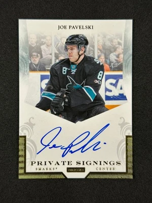 2011-12 Panini Pinnacle личные подписи на карточке с автографом #JP Joe Pavelski SJ Sharks - Изображение 1 из 2