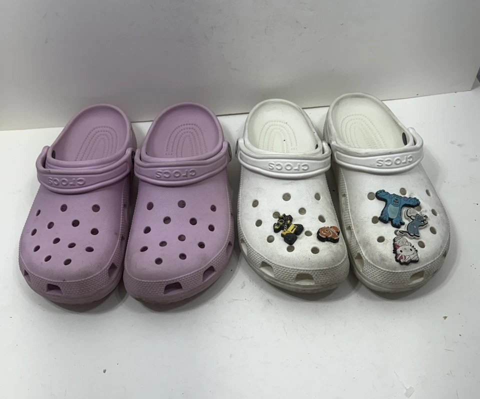 Lote de 2 Crocs Mujer Slip Talla Única 9 Foto 1 de 4