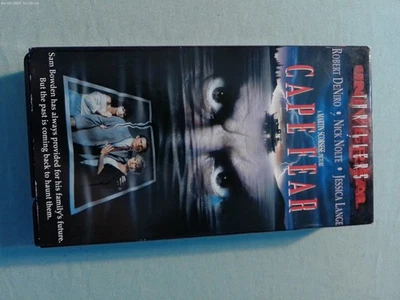 Cape Fear VHS 1992, 1998 Widescreen Robert De Niro Tested Fast Shipping - Image 1 of 3