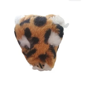 Plush Cheetah Head School Mascot Homecoming Mum Supplies 3" - Picture 1 of 2