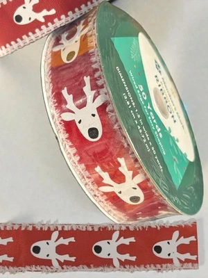 Member's Mark Premium Wired Ribbon 50 Yards Roll 1.5 in Width Holidays NEW - Image 1 of 4