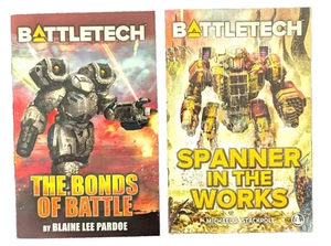 Battletech Mini Books " The Bonds of Battle" & "Spanner in the Works" - New - Picture 1 of 2