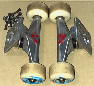 Venture Skateboard Trucks + Bones 100's 52mm Wheels + Bones Red Bearings - Picture 1 of 9
