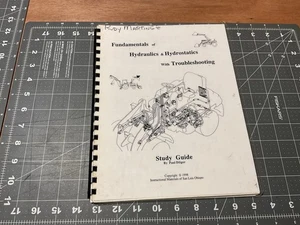 Fundamentals Of Hydraulics & Hydrostatics W Troubleshooting Study Guide, A4 - Foto 1 di 11