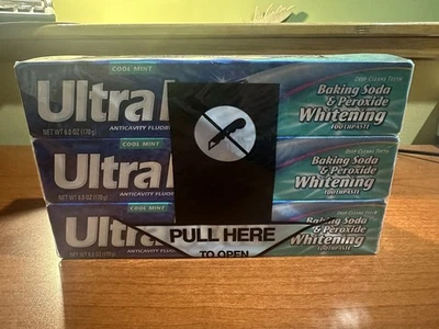 PACK de 6 pasta de dientes Ultra Brite Cool Mint bicarbonato de sodio y peróxido NUEVO SELLADO Foto 1 de 4