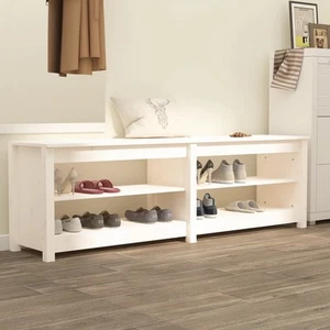 Banco Zapatero Madera Maciza de Pino Entrada Pasillo Salón Multicolor vidaXL - Imagen 1 de 18