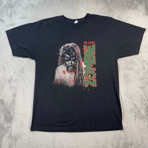 Rob Zombie Tour T-Shirt Mens XL Horror Rock Band Icon Grunge Y2K Style Black - Picture 1 of 9