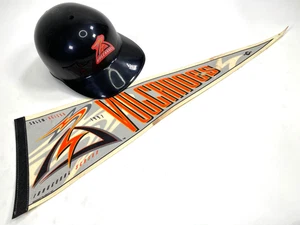 1997 SALEM-KEIZER VOLCANOES Vintage Oregon Baseball Team HELMET and PENNANT - Picture 1 of 5