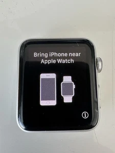 Apple Watch Series 1 42mm Aluminum Case Silver – Working, iCloud Unlocked - Picture 1 of 5