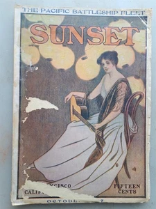 Sunset Magazine - October 1907 - San Francisco CA Published - Picture 1 of 6