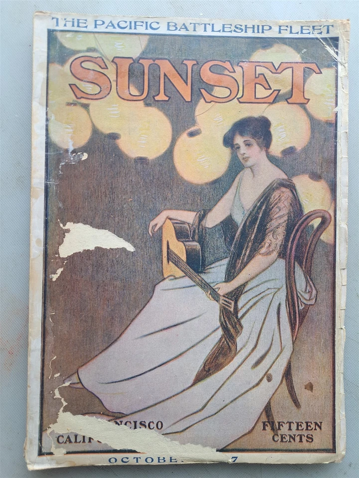 Sunset Magazine - October 1907 - San Francisco CA Published - Image 1 of 4