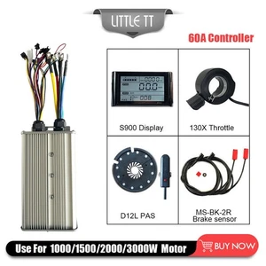 eBike 48V-72V 18 Tubes Controller Sine Wave Display for Electric Bike SDE lot - Bild 1 von 18