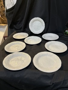 Burleigh Davenport Erdbeere Traube Set 8 Brotteller 6 1/2 Zoll - Bild 1 von 12