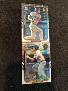 Corey Seager&Michael Comforto Rookies 2015 Bowman Chrome Farms Finest Refractors - Picture 1 of 3