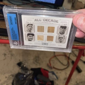 2012 National Treasure Lou Gehrig All Decade quad Game-used Collins Hellman Kamm - Picture 1 of 8
