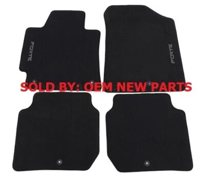 2014-2018 GENUINE KIA FORTE, KOUP, FORTE 5 CARPET FLOOR MATS B0F14 AS000 - Image 1 of 3