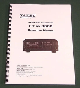 Yaesu FTdx-3000 Bedienungsanleitung - Premium Karte Lagerumschläge & 28 Pfund Papier! - Bild 1 von 1