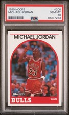 1989 Hoops #200 Michael Jordan PSA 10 GEM MINT!! Perfection!!