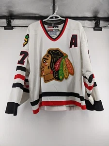 Nike Chicago Blackhawks Jeremy Roenick #27 White Jersey Size 52 - Picture 1 of 13