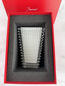 Baccarat Eye Vase Rectangular Eye Vase Flower Crystal Clear Square H 7.8" - Picture 1 of 6