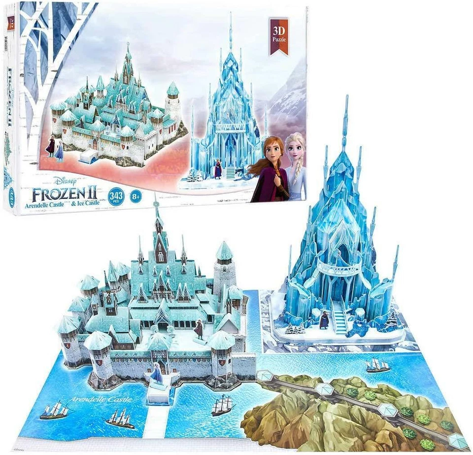 Disney Frozen 2 Arendelle and Ice Castle 3d Puzzle