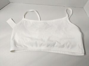 NEW Fruit of the Loom White Bralette Bra Style # 9036 NWT Size 40