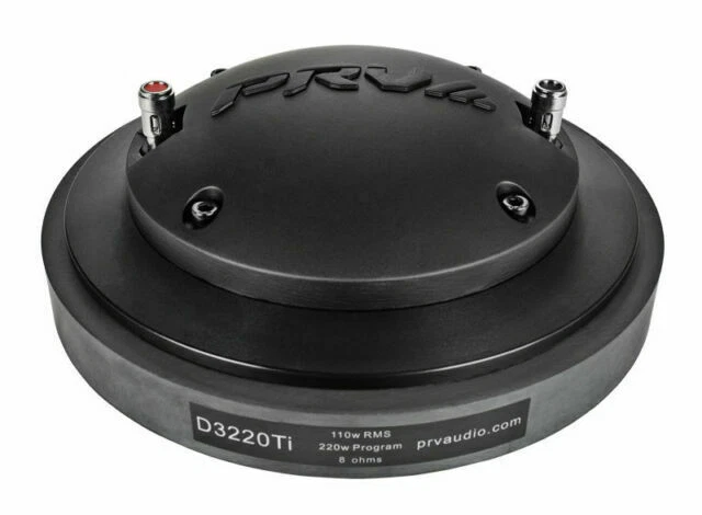 PRV Audio D3220TI Titanium Horn Compression Driver - Black