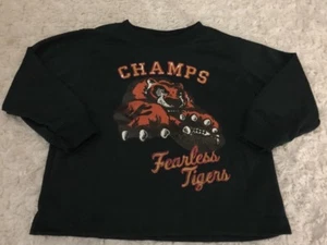 Kinder Hauptquartier Jungen dunkelgrün orange Tiger Langarmshirt 18 Monate - Bild 1 von 6