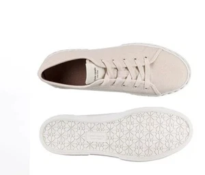 KATE SPADE NEW YORK VALE PARCHMENT SNEAKERS SIZE 5 WITH BOX AND DUST BAG - Picture 1 of 13