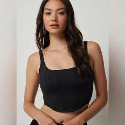 Marciano by Guess SIZE 4 black corset top - Image 1 of 4