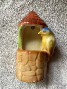 Vintage Czech Bird Wall Pocket - Picture 1 of 4