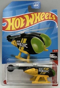 Hot Wheels Skyfire Air Medic HW Rescue Yellow Helicopter Die-cast Mattel New - Picture 1 of 3