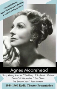 Agnes Moorhead Radio Rare Collection-6 Audio CD's Suspense-Sorry Wrong Number - Imagen 1 de 4