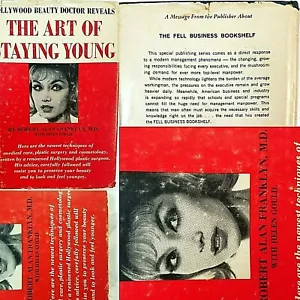 THE ART OF STAYING YOUNG BY ROBERT ALAN FRANKLYN 1964 HARDCOVER DUST JACKET - Imagen 1 de 11