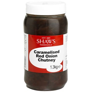 Shaws Caramelised Red Onion Chutney | 1x1.3kg | Free Delivery - Picture 1 of 1