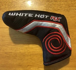 Copritesta putter Odyssey bianco caldo Rx lama nero/rosso mazza da golf - Foto 1 di 3