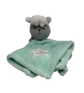 Baby Gear Lamm Schaf Wolke SO SWEET Baby Lovey Sicherheitsdecke türkis grün Stern - Bild 1 von 9