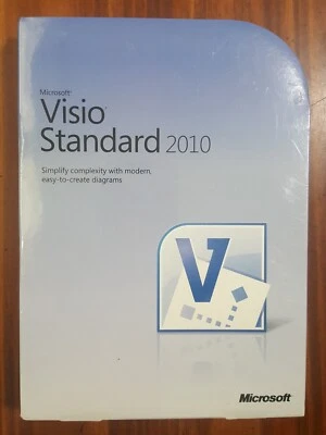 NEW SEALED Microsoft Visio Standard 2010 RETAIL - Image 1 of 2