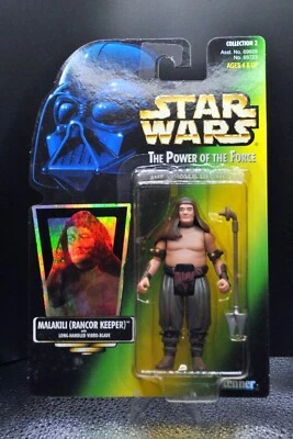Figura de acción Kenner 1997 Star Wars Power of the Force Malakili Rancor Keeper Foto 1 de 2